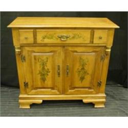 Tell City Hard Rock Maple Stenciled Storag...