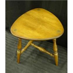 Hitchcock Tricorner Maple Table. Marked Hi...