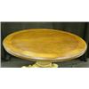 Image 3 : Round Game Table with Painted Pedestal Bas...