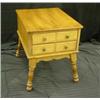Image 1 : O'Hearn Sugar Maple Lamp Table. Impressed...