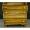 Image 2 : Hitchcock Cherry Two Piece Bookshelf Unit,...