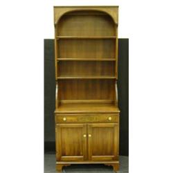 Hitchcock Cherry Two Piece Bookshelf Unit,...