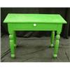 Image 1 : Early 1900's Painted Work Table. Oak under...