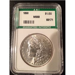 1890 Morgan Dollar - MS68