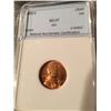 Image 1 : 1939-D Lincoln Cent NNC MS67 Red