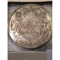 1945 Canada 50 Cents