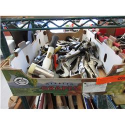 Box of used hand tools