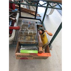 Box lot of tools & accessories