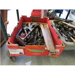 Box lot of heavy duty wrenches - some cast metal