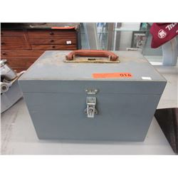 Box of used metal clamps & vices