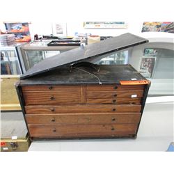 Vintage tool chest & contents