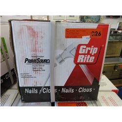 22KG box of new 2.5" galvanized nails