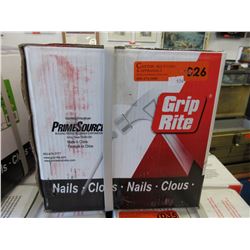 22KG box of new 2.5" galvanized nails
