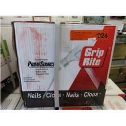 22KG box of new 2.5" galvanized nails