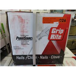 22KG box of new 2.5" galvanized nails