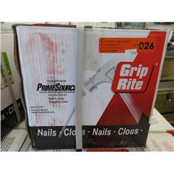 22KG box of new 2.5" galvanized nails