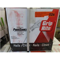 22KG box of new 2.5" galvanized nails