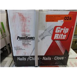 22KG box of new 2.5" galvanized nails