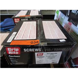 Case of new .75" screws