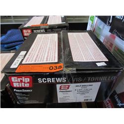Case of new .75" screws