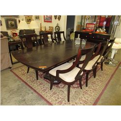 New - Dining table with 6 chairs - Includes leaf