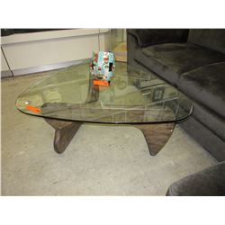 New - Glass top coffee table