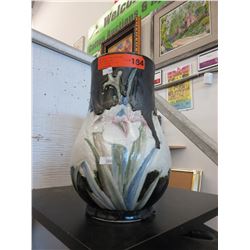 Large glazed ceramic vase