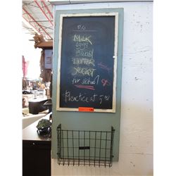 Used Folk art chalkboard sign