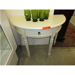 Used half moon table