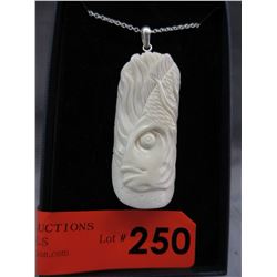 Hand-Carved Buffalo Bone Necklace