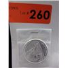 Image 2 : Miner & Pick Motif Silver Art Round