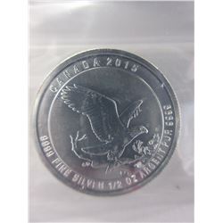 RARE 2015 Canada Eagle & Fish Silver Coin