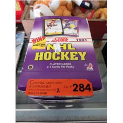 2 Boxes of 1991 NHL hockey cards