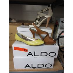 3 Pairs of gently used ladies shoes - size 7
