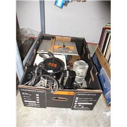 Box of used electric tools