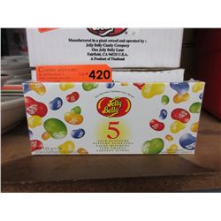 Case of Jelly Belly gift boxes