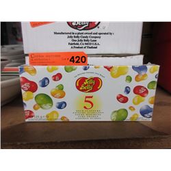 Case of Jelly Belly gift boxes
