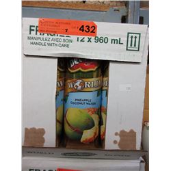 3 Cases of Pineapple Coconut water