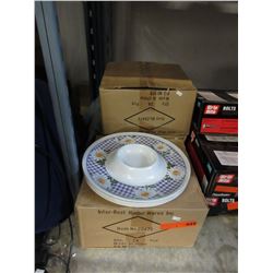 3 Cases of chip & dip trays