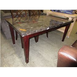 New - Marble top dining table