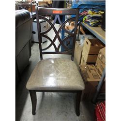 New - Dining chair with upholstered seat