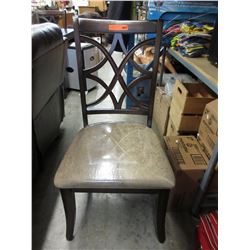 New - Dining chair with upholstered seat