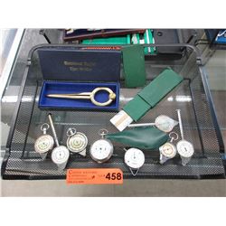 Nautical chart measuring tools