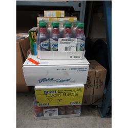 Lot of assorted food products