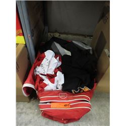 Sports bag & contents