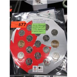 2010 Vancouver Olympic coin set