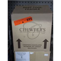 Case of individually wrapped chocolates