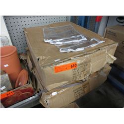 2 Cases of Zippered plastic bags