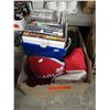 Image 1 : Used baseball caps, CDs & DVDs