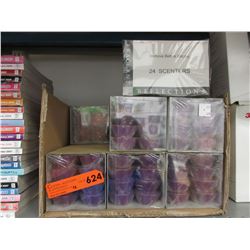 Case of aromatherapy wax scenters - lilac